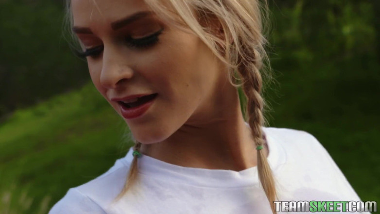 Dyked: Bossy dyke takes advantage of cute teen