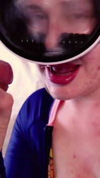 Water Mask Blowjob