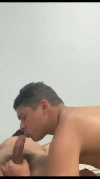 Sucking the Skinny Hairy Dick