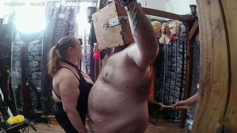Aaexperinces trans: Part 3-satana and Mistress Carrie with Slave for a Sensory Deprivation...