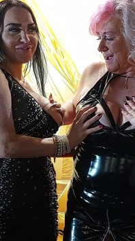 Mature Lesbian Fingering Frenzy with Dripping Wet Pussies