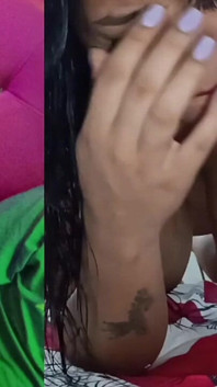 È tutta timida ma se sa come succhiare il cazzo, è colombiana incinta!
