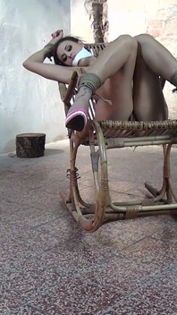 Billie Chair -bound mouth-stuffed tapegagged