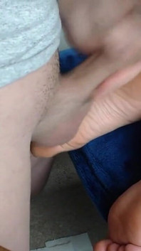 I Cum on Twink's Feet