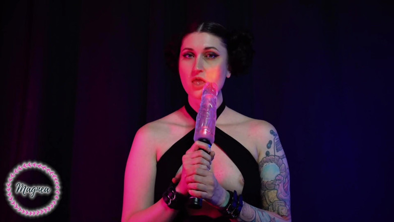 Magnea: 자지 전체에 시오후키하는 Evil Leia