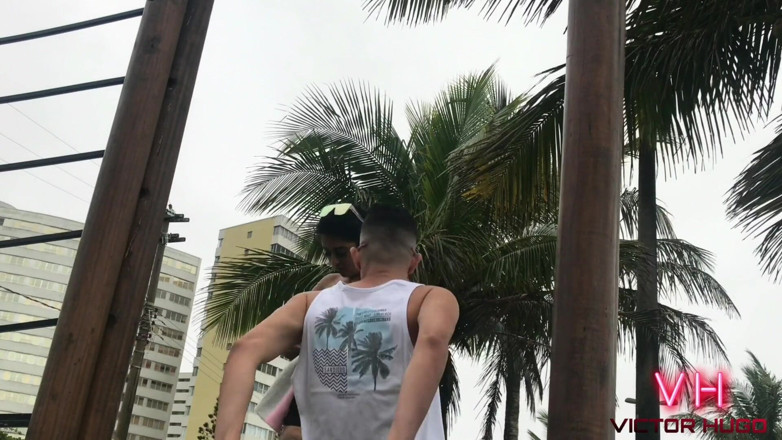 VictorHugo: Slut girlfriend sucking my dick on the beach