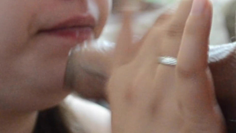 Chu-Chubi: Blowjob amatur yang cantik dan pancutan mani dalam mulut