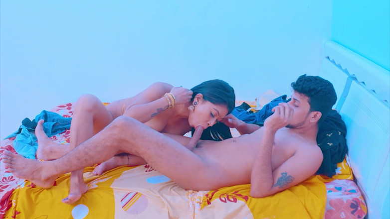 Cobblah Studio: Schlanke bhabhi genoss ihre erste suhagrat-nacht mit ihrem ehemann