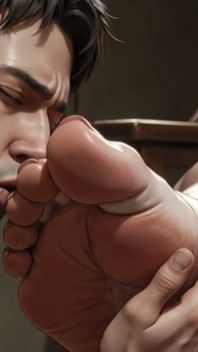 Massive Giantess BBW Foot Slave - Tiny Man Licking Her Huge Feet