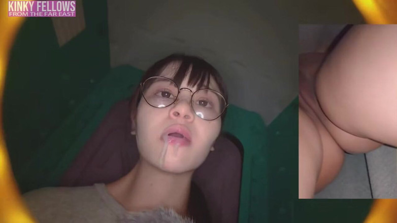 Asian happy ending: Zerbrechliche Erbin erhitzt sich, während die natürliche, reiche Schönheit warme...
