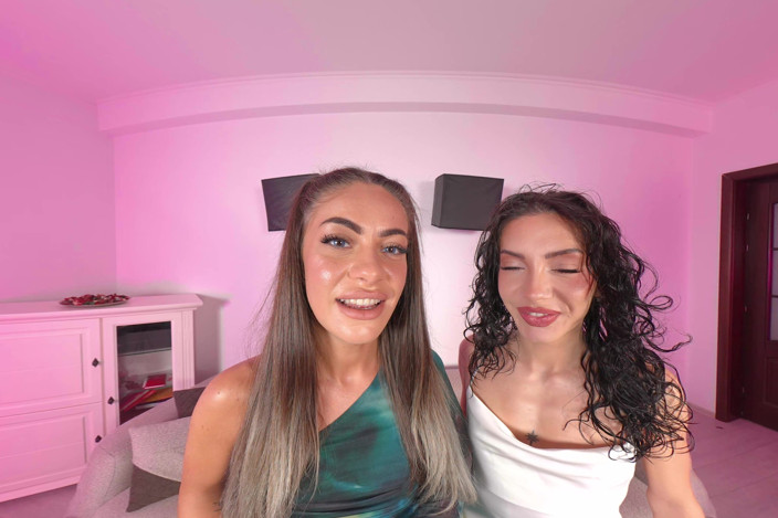 NO2StudioVR: Ariana &amp; Maddie Perez - Double JOI-ride
