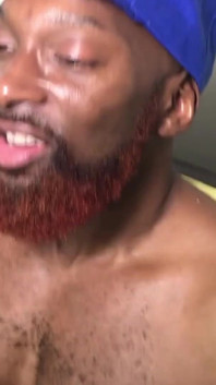 Grande pedaço preto dotado prenha jovem rabo preto