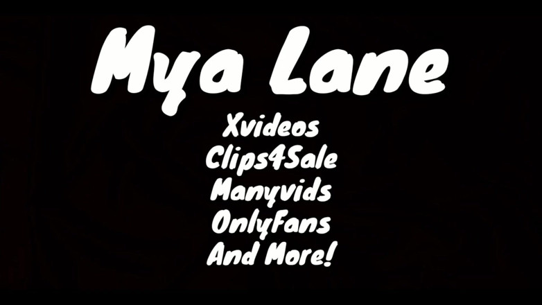 Mya Lane: Rough Fuck for Creampie &amp; Cum on My Tits!
