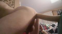 Extreme Deep Anal Training on Extra Long Huge Dildo Filthy Butt Slut Going Deep and Hardhard