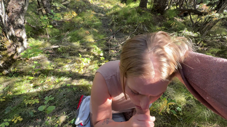 Nerdy Nympho: Hiking Horny Step-sis Ends with Massive Creampie