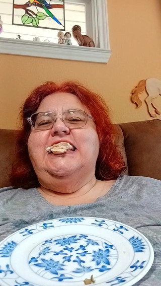 BBW nurse Vicki adventures with friends: Eating a Bolo Sandwich Roll for the Fat Girl Eating...