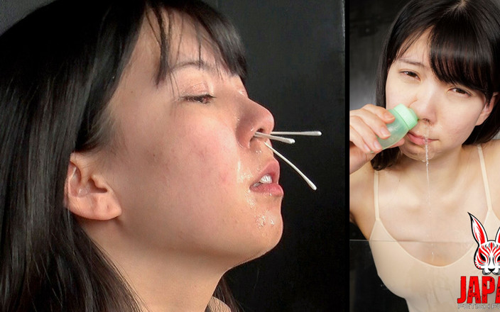 Japan Fetish Fusion: Shizuku Hanai Thick Snot Production Machine Using Cotton Swabs and...