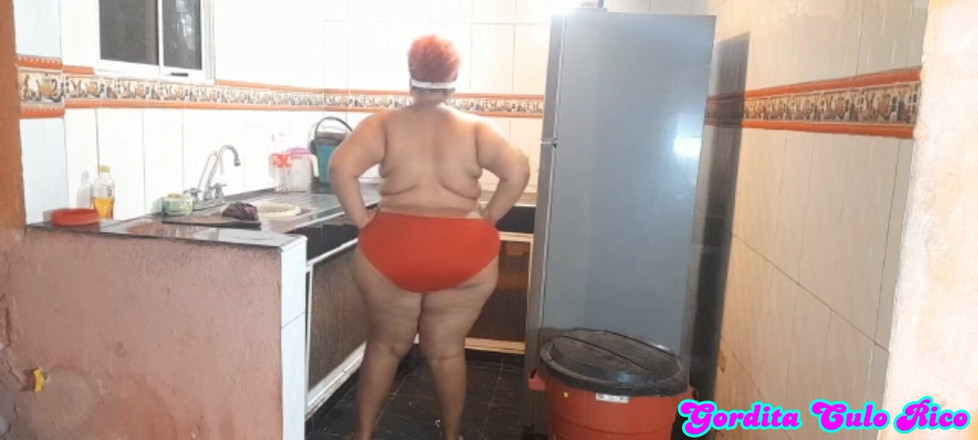 Gordita Culo Rico: An meiner molligen nachbarin in der küche