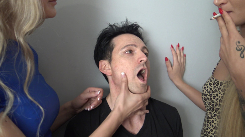 Femdom Austria: Giantess Humiliation for small ashtray loser!
