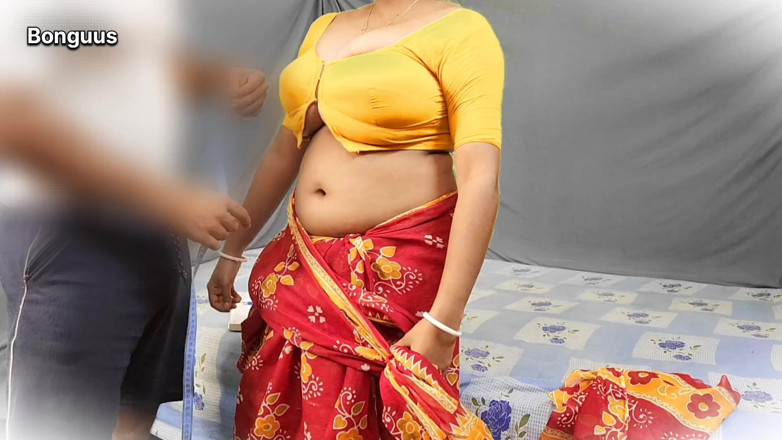 Riya Bonguus: Dress Tailor Fucks Big Boob MILF Then Cum Inside Her...