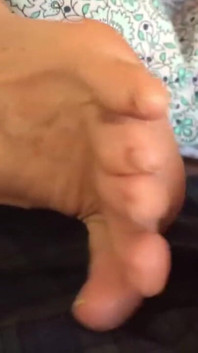 Annette Wants Cum on Her Arched Veiny Feet