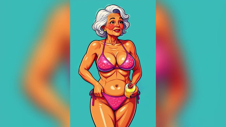 AI Porn: बूढ़ी नानी चिढ़ा एनीमेशन