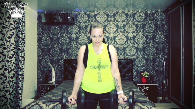 Goddess Misha Goldy: Zbít mou výzvu ke zvedání váhy! Více než 80 opakování pro...