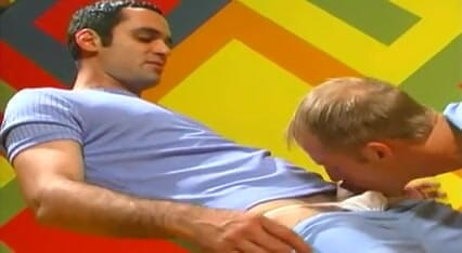 Hot Latinos dudes not gay but curious: Sexy straight Latino fucking for the first time 17