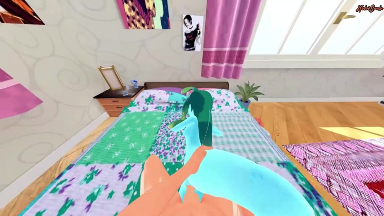 Hentai Smash: POV fucking Suu the slime girl. Doggystyle creampie - Daily life...