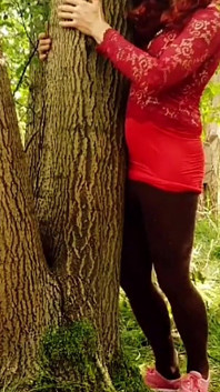 Horny Demon Bitch Wants Fun in the Forest