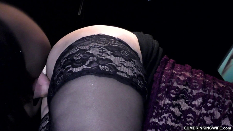 Cumdrinking Wife: Gloryhole Slut While Hubby Stays Home 3