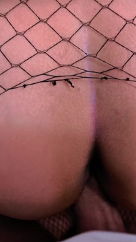 Natural Big Ass, Tights, and a Huge Cock in the Vagina Until the Cum