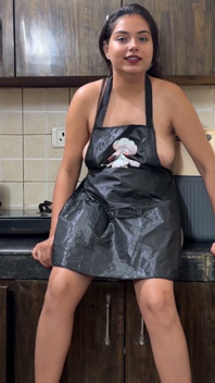 Touching & Eating My Step Mom Ass While She Cleans the Kitchen
