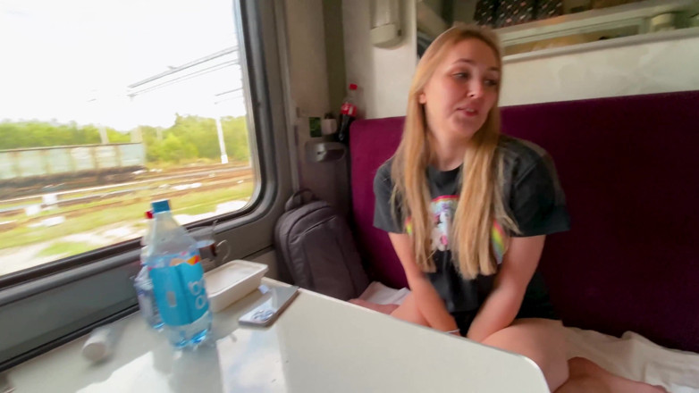 Alina Rai: Fucked fellow traveler on the train... -Do you have a husband?...