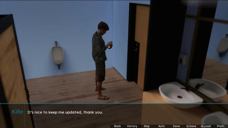 Visual Novels: Letní vůně část 16 (trasa nevlastní sestry) - kamarád mu poslal porno