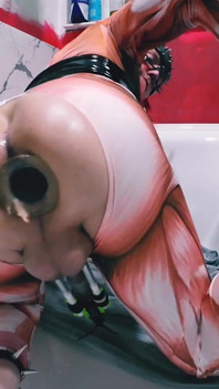 Aot Cosplay Butt Girl Tiffany Ciskiss dubur ternganga
