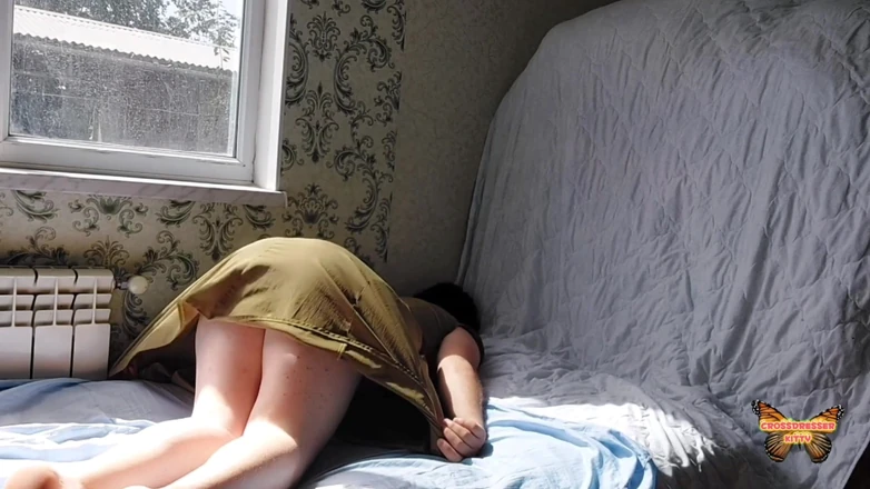 Kitty_Cross: Красивый транссексуал с большой задницей, попка ледибой, порнозвезда принцесса-кроссдрессер Kitty обожает делать домашнее видео сексуальных поклонников