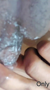 Huge Tits Tiny Dick Ladyboy Fuck and Cum Try to Cum on Own Face