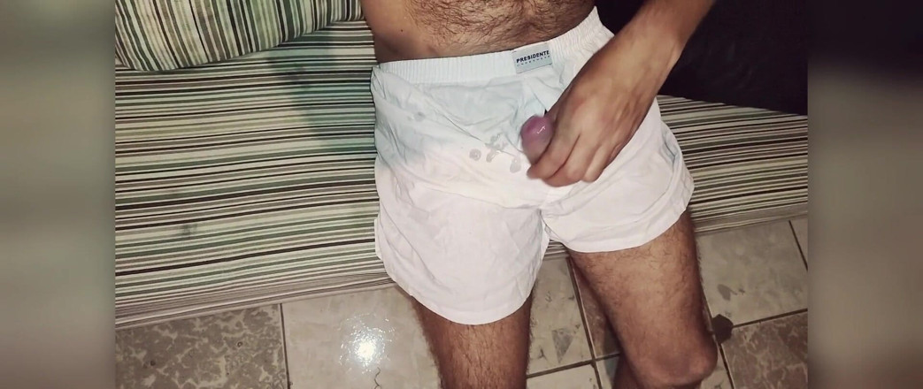 Stink HairyMale: Spermă cu cârpă