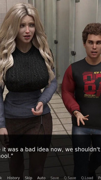 Project Myriam #6 - milf met grote borsten wordt geneukt in toilet - 3d hentai-spel