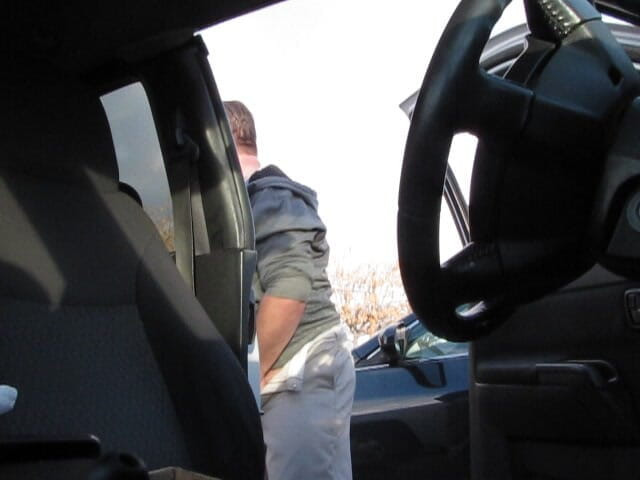 The porky pervert: Porra no estacionamento