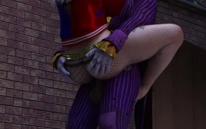 Sassy comics: The Joker Fucks Harley Quinn in Dirty Alley Way