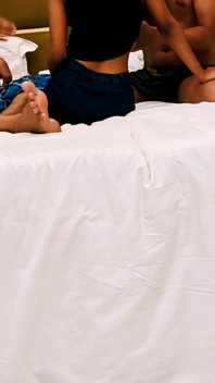 Desi Threesome Video Padrasto E Enteado Fizeram Sexo Com a Enteada. Foda Har Buceta Indiana Hindi Audio