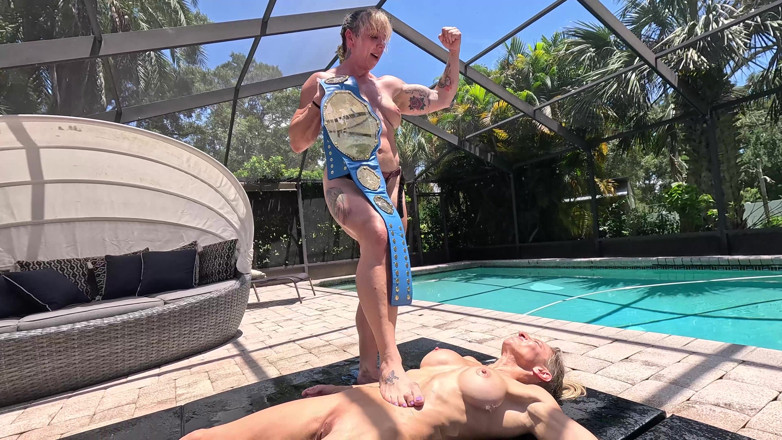 DifferentClimber340: Lora Cross Vs Ecko Belle the Rematch Loser Gets Fucked
