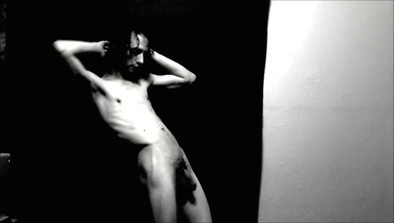 LilTaste: Transgirl Naked Posing for Self-photography Artwork