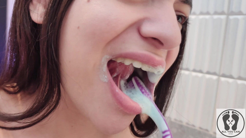 All You Can Fetish: 4K Dental Hygienist Routine Mouth Fetish Closeups Naked