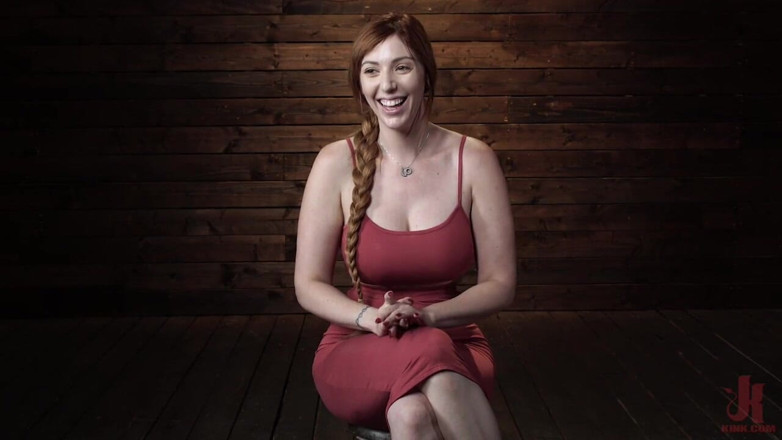 Kink: Lauren phillips: hilflose rothaarige in bondage zum abspritzen gebracht