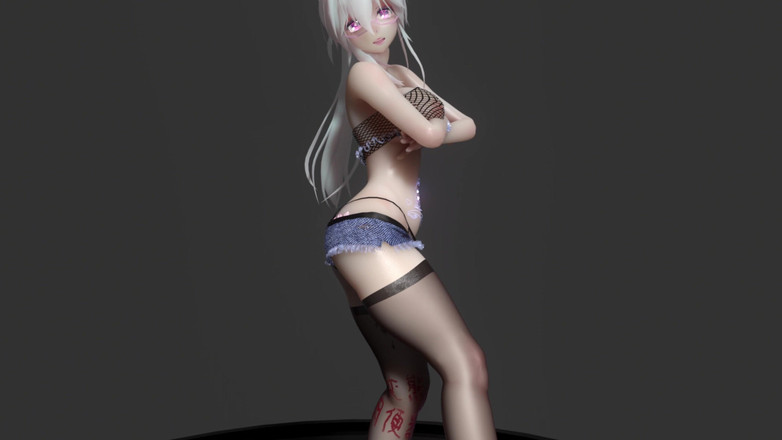 MikuMotion: [mmd] Haku-wiggle oanständiga svarta siden jeans glasögon