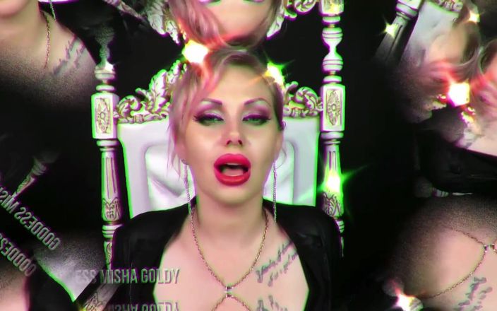 Goddess Misha Goldy: Você não precisa de nada mais do que goon para...
