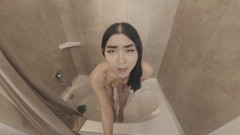 Taboo vr porn: Asian Stepdaughter Seduces Stepdad in Shower P1